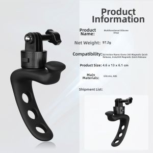 Minifocus | Elastic Bike Flexible Mount Compatible with Various Action Cameras