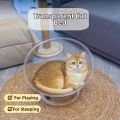 Jiaxun | Space Capsule Style Summer Cat Bed Thin Mint Ball. 