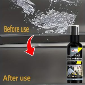 Adhesive Remover Spray: Removes Glue Stickers Residues from Cars/Furniture/Appliances Suitable for All Surfaces Easy Use