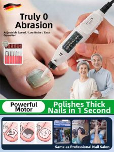 XINLUO | Automatic Electric Nail Grinder for Hard Nails and Dead Skin