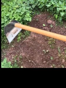 Heavy-Duty Metal Weed Cutter Steel Hardened Gardening Shovel Weeding Hoe Farm Shovel Rake Garden Tools Asarol For Garden Weed Removal Tool Farming Planting