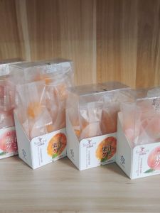 Silian Juicer Fruit Flavor Soft Candy Mango And Peach Flavor Peelable Skin QQ Rubber Candy Popular Internet Snacks Sugar