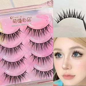 Dorisna mới Manga lông mi lúa mì lông mi cụm tự nhiên Lông mi giả dày lông mi giả lông mi mở rộng trang điểm hàng ngày