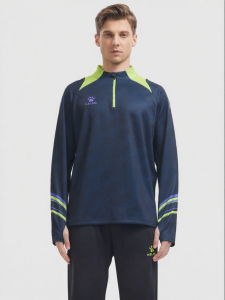Kelme | Vintage Male Autumn Half-Zip Sports Hoodie