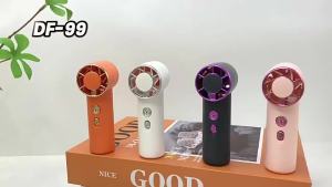Quạt Mini Cầm Tay Sạc Được Tích Hợp Đèn Pin Quạt Du Lịch Bỏ Túi Với Đèn Pin Để Làm Mát Mùa Hè