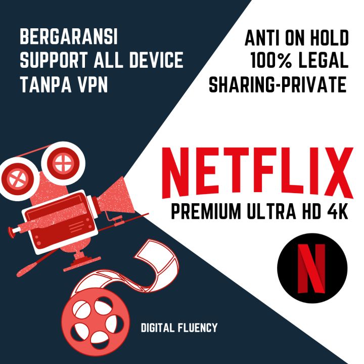 Netflix Premium Ultra Hd 4k 1 Bulan Support All Device Dan Full Garansi