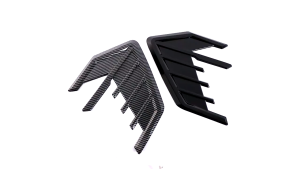 Universal Car Shark Gill Side Stickers – Durable 3M Fender Decals (2PCS) with Tape