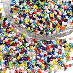 4mm 300-750Pcs/Bag High-Quality Glossy Glass Rice Beads Handmade DIY Jewelry Making Wearing Friendship Bracelets Necklaces Ph