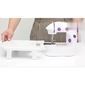 Household Sewing Machine Portable Electric Sewing Machines with Light and Speed Control for Beginner DIY Home Sewing Accessories