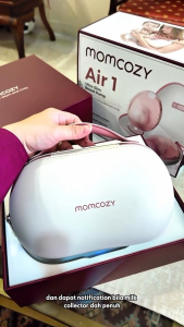 Momcozy Air 1 Ultra-Slim Hands-Free Wearable Pump with Wireless Charging Case
