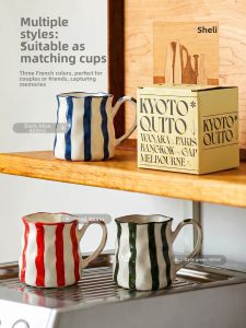 SHELI | Striped Creative Ceramic Mug