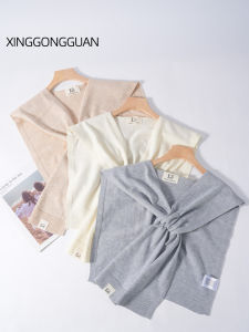 XINGGONGGUAN | 2025 New Womens Office Air Conditioned Room Neck Protection Summer Shoulder Pad Scarf Outerwear Fashionable Korean Style