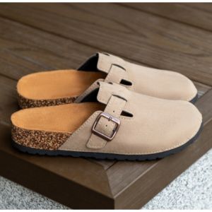 2026 new style leather fashionable mens and womens leather sandals anti-slip vintage casual spring and autumn beach shoes