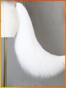 Handmade Plush Animal Ears And Tail Cosplay Accessories Fox Tail Wolf Tail Fox Lolita Accessories Anime Character Cosplay Props