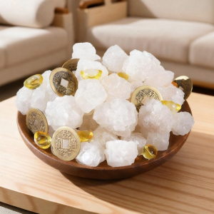 BINYUE | Purifying And Demagnetizing Rock Salt Bathroom Decor