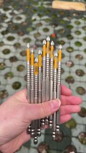 Phillips Magnetic Screwdriver Bit Set 25/50/65/70/90/150mm Non-Slip Impact Drill Bit 1/4 Inch Hexagonal Shank for Electric Drill