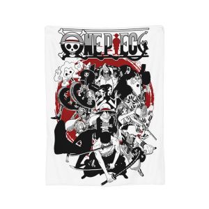 Bandai | Luffy Anime Blanket Flannel Throw Blanket Bedding Couch Portable Ultra-Soft Warm Bedspreads for Everywhere Movie Office Travel