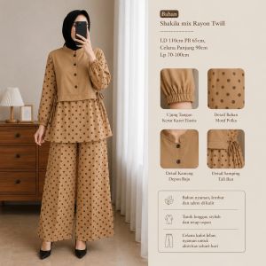 SETELAN MUSLIM CRINKLE MIX ROMPI RENDRA MENYATU JUMBO LD 120 SETCEL MUSKIM BY TULUS