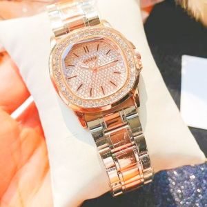 นาฬิกาผู้หญิง geneva เจนนิวา มาใหม่ หน้าตัวเลขสีพิ้งโกลด์มีหลายเเบบให้เลือก