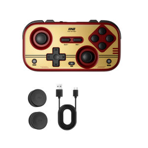 Tay Cầm Chơi Game IINE Retro Pocket Dành Cho Nintendo Switch 2/PC Với Cần Điều Khiển Cảm Biến Hall Effect Con Quay Hồi Chuyển 6 Trục Gamepad Tích Hợp 1000Hz Màu Đỏ Cổ Điển