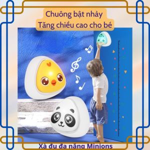 [Chuông bật nhảy đếm số] - tăng chiều cao cho bé BẢN TIẾNG VIỆT (tặng kèm 2 pin + miếng dán tường)