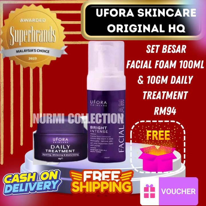 Ufora Skincare Original Set Besar Ufora Daily Treatment 15gm Dan