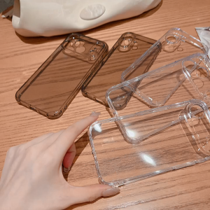 Transparent Case for iPhone 17 Pro Max Soft TPU Phone Cover Anti-knock Bumper 17 17 Air 17Pro Clear Shell