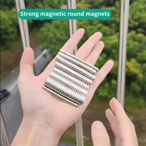 Nam Châm Tủ Lạnh Hình Tròn 6X2MM Cho Văn Phòng Chất Liệu Sắt Dùng Cho Bảng Trắng Móc Từ Tính Đa Năng Cho Gia Đình Và Nơi Làm Việc