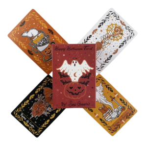 Happy Halloween Tarot Cards A 78 Oracle English Visions Divination Edition Deck Board Playing Games