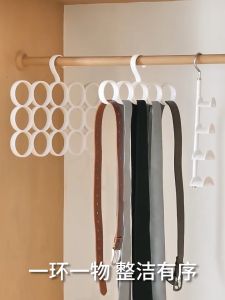 Johor Seller 5/15 Holes Handbag Hanging Holder Wardrobe Organizer Scarf Shawl Belt Tie Hook Bedroom Closet Storage Holder Bag Rack