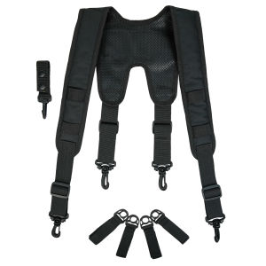 KUNN Tactical Tool Belt Suspenders for MenDurable Duty Belt Harness with Accessories