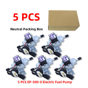 5PCS 12V Universal Electric Fuel Pump for Automobile Petrol Diesel Gas Fuel Pump EP500-0 035000-0460 12585-52030 1258552031 EP5