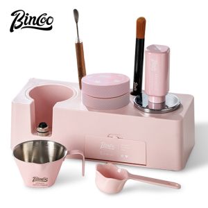 BINCOO Coffee Tamper Set Press Base Set Coffee Maker Distributor Portafilter Storage Base Powder Espresso Accessories 51/58MM