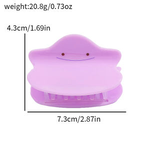 Bandai | Kawaii Pokémon Inspired Cartoon Hair Claw Clip Cute Psyduck Magikarp Ditto Butterfree Acrylic Jaw Clips Hair Accessories for Fan