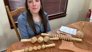 Wooden Massage Roller Lymphatic Drainage Massage Scraper Full Body Pain Relief Tool Anti Cellulitis Limb Massage