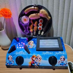 MAINAN MASAK MASAKAN EDUKASI ANAK KOMPOR LAMPU LED