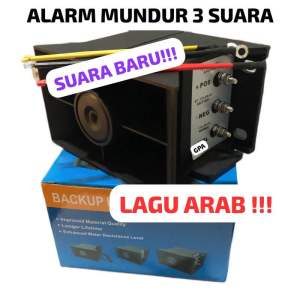 Alarm mundur atret rem suara arab terbaru bisa 12volt dan 24volt