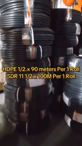 SDR 11 1/2 X 100 M & HDPE Pipe 1/2 X 90 M Water Hose Long Black HDPE Water Hose 1/2 1 ROLL (HDPE)