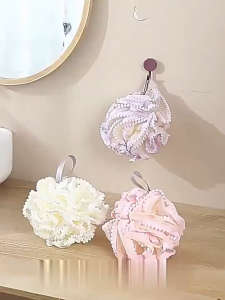 FH-C1444 Sponge Mandi Shower Puff Busa Banyak Lembut Bath Ball Gantung / Spongs Mandi Gosok Badan