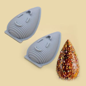 2 or 4 Pcs Ripple Easter Egg Silicone Cake Mold Hand Drawn Easter Egg Chocolate Mould Easter Day Kitchen Dessert Baking Tools