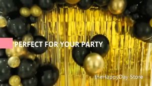 135PCS Black Gold Balloon Garland Arch Set: Perfect Home Party Decor