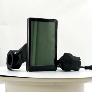 M5 24โวลต์36โวลต์48โวลต์รถจักรยานไฟฟ้าที่มีสีสัน E สกูตเตอร์แผงจอแอลซีดีที่มี USB UART สำหรับภูเขาชิ้นส่วนจักรยานไฟฟ้า (6PIN)