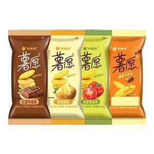 Good Friend Potato Crisps 104g Boxed Snack Leisure Food Cucumber Flavor Puffed Non-Fried Satisfying Snack from China
