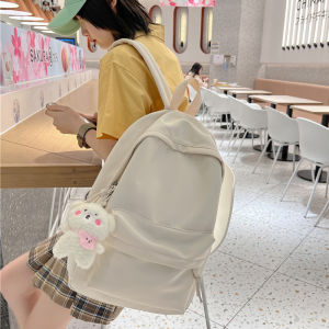 OUDENGPAI | Purple Large Capacity Shoulder Backpack For High School And College Women Simple Double Strap School Bag Sweet College Style