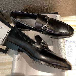 CW2025 New Summer Mens Loafers Genuine Leather Slip-On Casual Shoes British Style Leisure Business Low Top Stitched Sole