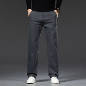 WEIJINSHI | High Waist Straight Leg Loose Fit Mens Pants Cotton