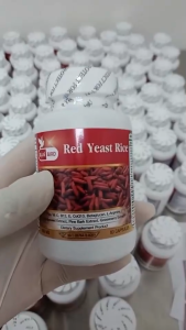 ข้าวยีสต์แดง พลัส เรดยีสต์ ไรซ์ Red Yeast Rice Plus ตรา บลูเบิร์ด 600 มก. 60 แคปซูล