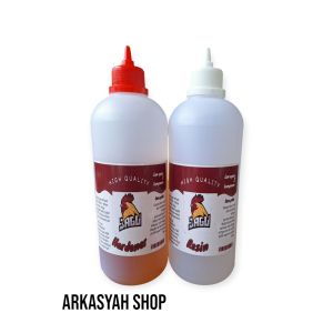 LEM KAYU SUPER KUAT JAGO EPOXY HARDENER RESIN 1KG (LEM KAYU LEM 2 KOMPONEN LEM SUPER KUAT)