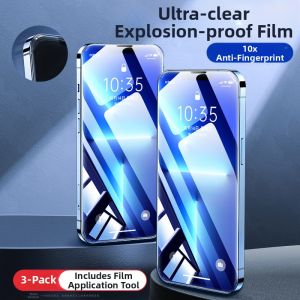 Bosie | Anti-Spy Matte Tempered Glass Film for iPhone All Cover