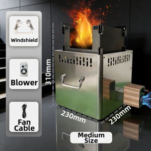 FENGZHAOHUANG | Durable Smokeless Portable Dual-use Cooking Stove